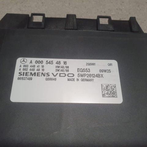МОДУЛЬ БЛОК КЕРУВАННЯ КОРОБКИ 5G MERCEDES W204 OM651 A0005454816 09W25 5W20124BX 