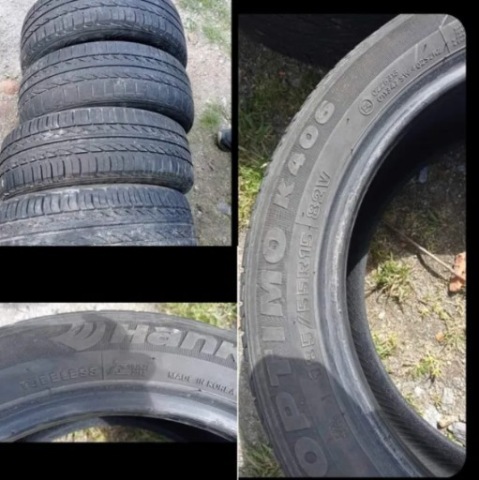 ШИНИ ЛІТНІ - 4 ШТУКИ HANKOOK , OPTIMO K406 185 / 55R15 8 