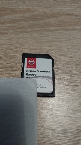 NISSAN QASHQAI J10 FACELIFT CARD NAVIGATION MAP  