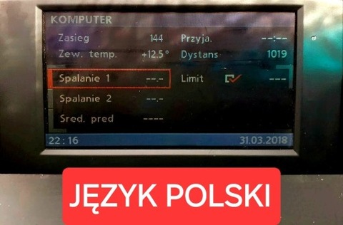 LANGUAGE POLISH POLISH MENU BMW E39 E46 E53 E83 MK4  