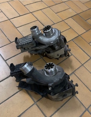 2 PCS. TURBINE AUDI Q7 A8 CODE ENGINE BTR  