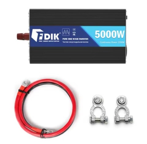 ПЕРЕТВОРЮВАЧ 12V INWERTER 2200W/5000W ЧИСТИЙ SINUS 