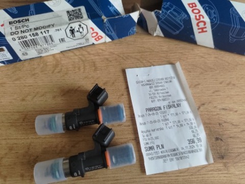 ФОРСУНКИ BENZYНОВЕ BOSCH 525CC НОВЕ - З'ЄДНАННЯ EV6 