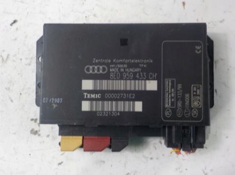 AUDI A4 B7 МОДУЛЬ КОМФОРТУ 8E0959433CH 