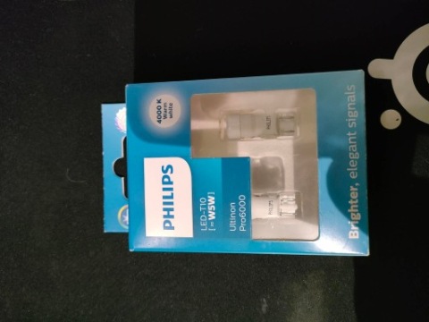 PHILIPS W5W ЛАМПОЧКИ LED (СВІТЛОДІОД) T10 W5W ULTINON PRO6000 4000K POSTOJOWKI 2ШТ КОМПЛЕКТ 
