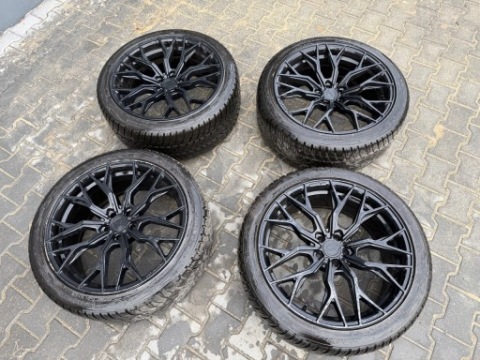 ДИСКИ КОЛЕСА ЗИМНИЕ ЧЕРНЫЕ 21 ДЮЙМЫ 5X112 CONCAVER CVR1 265 40 21 VREDESTEIN 