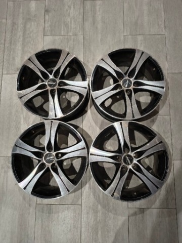 ДИСКИ 4 SZT. 5X100 7.0JX16H2T37 ET42 + КІЛЬЦЯ 70/54.1MM AVENSIS T25 