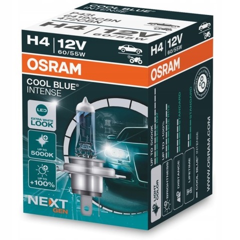 Osram H4 Cool Blue Intense NextGen 5000K