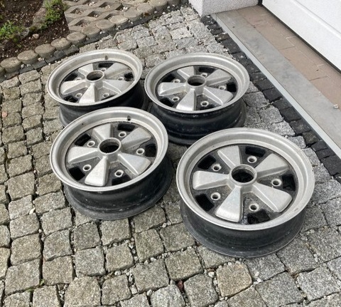 LLANTAS PORSCHE 911 5X205 FUCHS JUEGO ORIGINAL 