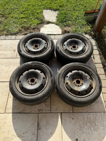 2 SZT. КОЛЕСА ЗИМОВІ ШИНИ 20555R16 2922 ДИСКИ СТАЛЬ 5X108 LAGUNA 2 