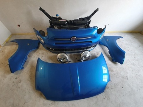 Frente completo Fiat 500s Levantar 18 azzurro