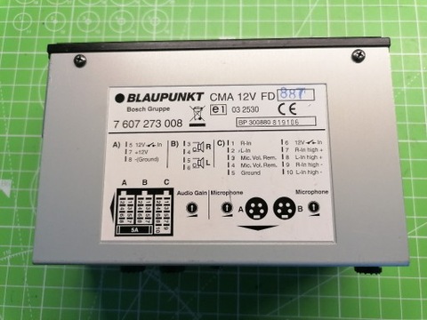 УСИЛИТЕЛЬ DO МИКРОАВТОБУСА CMA 12V FD BLAUPUNKT фото