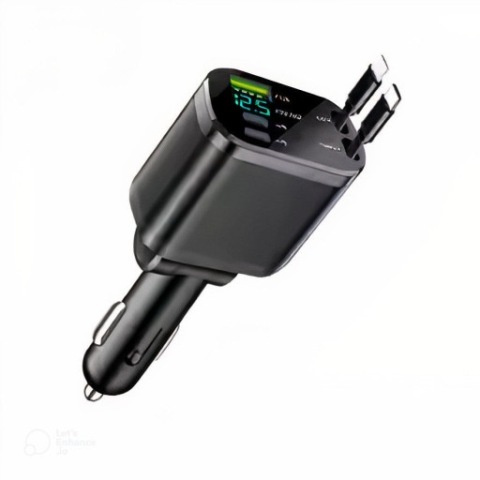 CABLEDOCK – УНІВЕРСАЛЬНЕ ЗАРЯДНИЙ ПРИСТРІЙ 5W1 DO АВТО 
