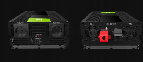 ПЕРЕТВОРЮВАЧ 12V/230V GREEN CELL 2000W/4000W ЦІЛИЙ SINUS 
