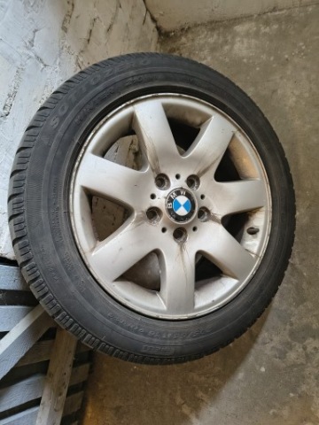 BMW 3 E46 КОЛЕСА ДИСКИ АЛЮМІНІЄВІ ШИНИ ЗИМОВІ 205/55 R16 M+S 