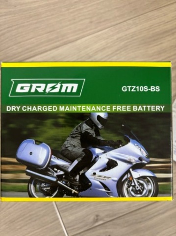 АКУМУЛЯТОР МОТОЦИКЛЕТНИЙ GROM GTZ10S 