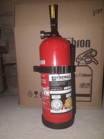 EXTINGUIDOR DE AUTOMÓVIL 1KG DE POLVO ABC. LEGALIZACJA  