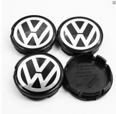 КОВПАЧКИ DO ДИСКІВ VOLKSWAGEN, 55MM, NOWE, ОРИГІНАЛ 
