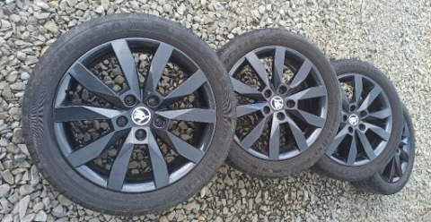 SKODA OCTAVIA 3 SUPERB ДИСКИ АЛЮМІНІЄВІ 5X112 R17 ET48 + ШИНИ GOODYEAR 