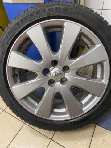 TOYOTA ТИТАНОВІ ДИСКИ R17 5X100 7JX17H2 ET45 FIRESTONE ЗИМА ЗИМОВІ 225/45 17 