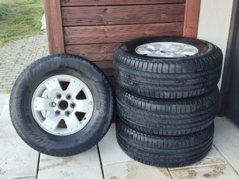 4X КОЛЕСА MITSUBISHI PAJERO 3 - NOKIAN ТРОСА SUV 265/70 R16 + ТИТАНОВІ ДИСКИ 