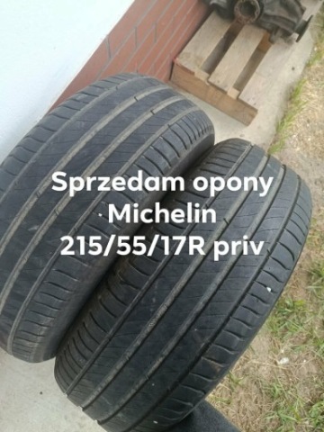 ШИНИ Z MOZLIWOSCIA ВСТАНОВЛЕННЯ MICHELIN PRIMACY 215/55/17R 2018ROK 