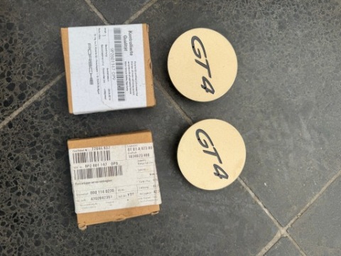 PORSCHE GT4 КОВПАЧКИ ДИСКІВ 9P2601147 AURUM 