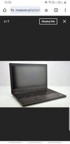 Laptop LENOVO ThinkPad T550 i7-5600U SSD W10 Pro