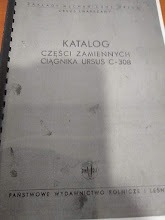 KATALOG PIEZAS DE REPUESTO ZAMIENNYCH CIAGNIKA URSUS C-308  
