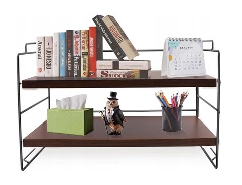 Lacusmall Regał Organizer na Biurko Wielofunkcyjny Regał na Książki