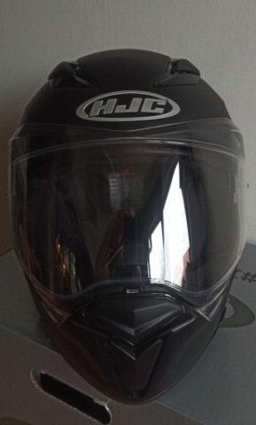 ШЛЕМ ВСТРАИВАЕМЫЙ HJC F70 SEMI FLAT ЧЕРНЫЙ + SHIMA ST-2 ЧЕРНЫЙ 