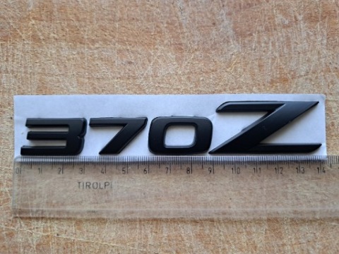 EMBLEMAT. ЛОГОТИП НАДПИС NISSAN 370Z, 350Z ЧОРНИЙ , СРІБНИЙ 