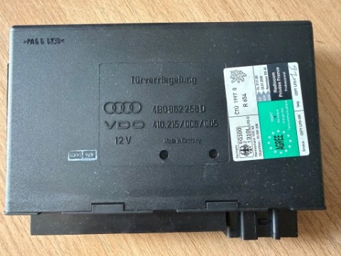 4B0962258D МОДУЛЬ КОМФОРТУ AUDI A6 C5 