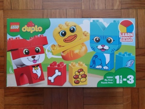 LEGO DUPLO 10858 МОЄ PIERWSZE ZWIERZATKA +GRATISY! 