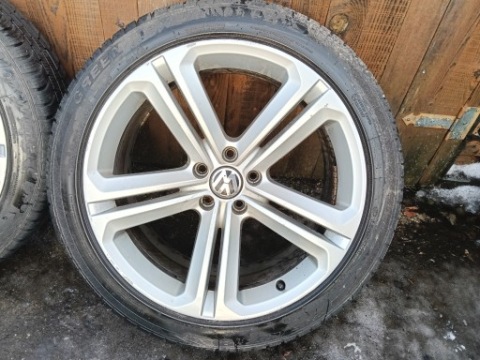 КОЛЕСА ДИСКИ VW 245/45/19 MALLORY R-LINE ПЛЮС ШИНЫ 
