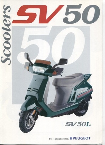 SCOOTER PEUGEOT SV 50-1993  