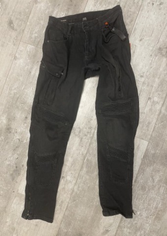 ДЖИНСИ МОТОЦИКЛЕТНІ REBELHORN VANDAL MONOLAYER WASHEDBLACK 32/34 МАЙЖЕ НОВЕ 