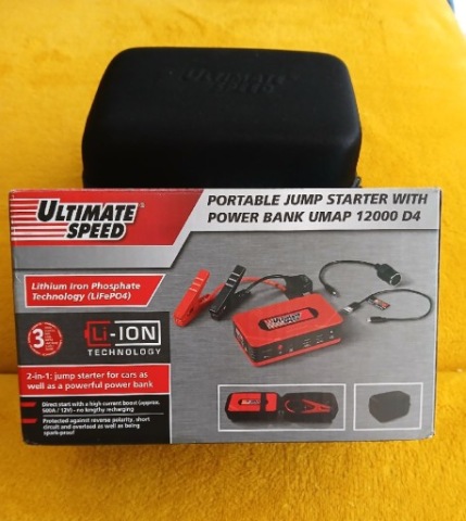 ПРИСТРІЙ ПУСКОВІ Z POWERBANKIEM ULTIMATE SPEED 12000 MAH 
