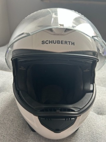 ШОЛОМ SCHUBERTH C3 PRO XXL 62/63CM БІЛИЙ + ІНТЕРКОМ + EXTRA ВІЗОР 