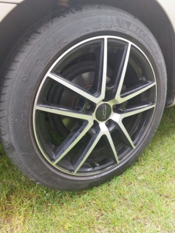 ДИСКИ ANZIO 17 Z LETNIMI ШИНАМИ MICHELIN 225X45 R 17 