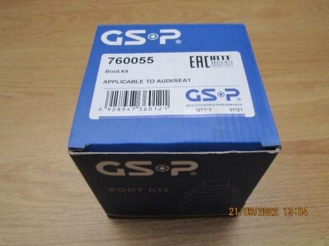 GSP 760055 PROTECCIÓN DE MUÑÓN DE DIRECCIÓN WEW.  