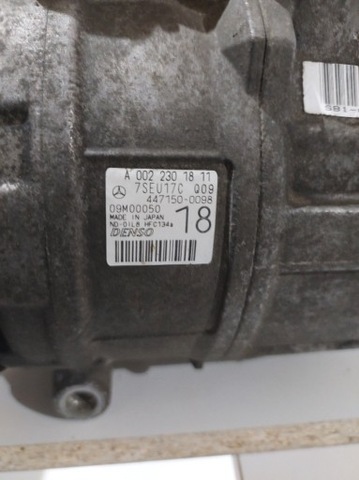 COMPRESSOR AIR CONDITIONER DENSO A0022301811  