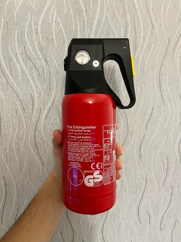 EXTINGUIDOR DE POLVO DE AUTOMÓVIL 1KG P 1 GM  