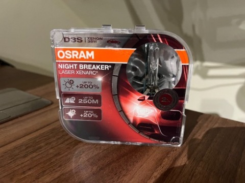 OSRAM D3S XENARC NIGHT BREAKER LASER 200% 2ШТ 