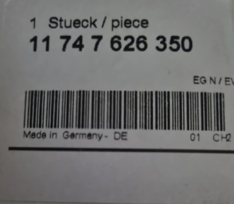 CONVERTER PRESSURE BMW 
