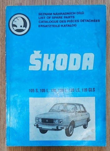 KATALOG PIEZAS DE REPUESTO ŠKODA 105, 120; 1979-1981  