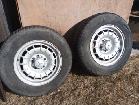 MERCEDES W116 W123 W126 КОЛЕСА ЗИМОВІ BAROKI 6,5J14 ET30 