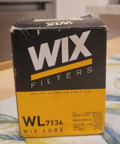 ФІЛЬТР МАСТИЛА WL7134 WIX FILTERS 