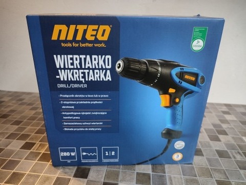 Wiertarko-wkrętarka Niteo 280 W 230 V 