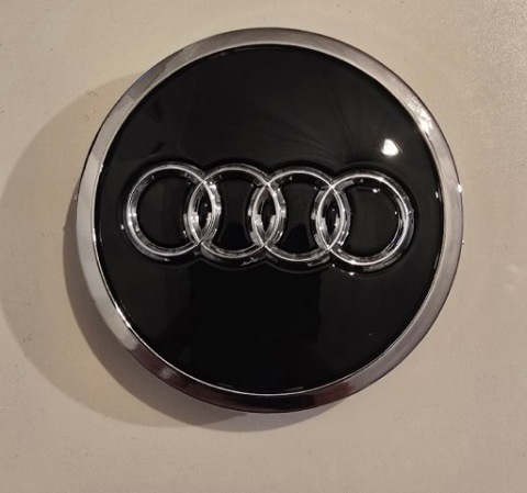 КОЛПАЧКИ DO ДИСКОВ AUDI 61MM. ВЫСОКОЕ JAKOSC, ЧЕРНЫЕ 